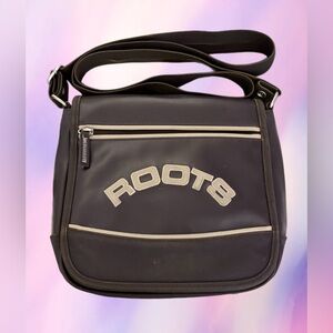 Vintage Roots Crossbody Bag in Brown Faux Leather